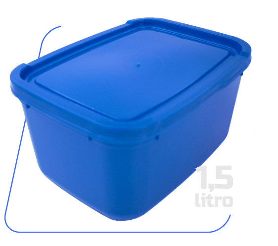 Quatropack potes para sorvetes de 1,5 litros