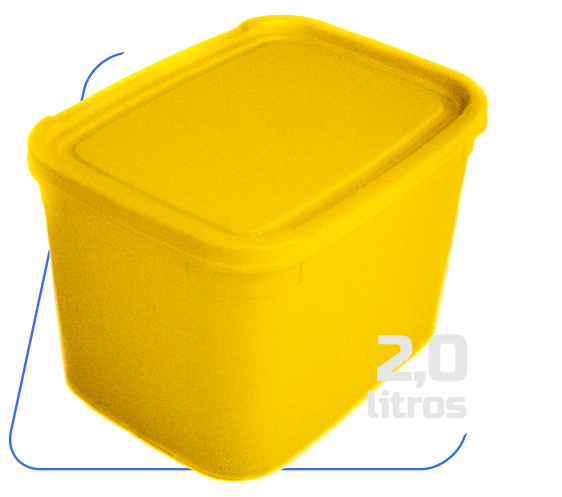 Quatropack potes para sorvetes de 2 litros